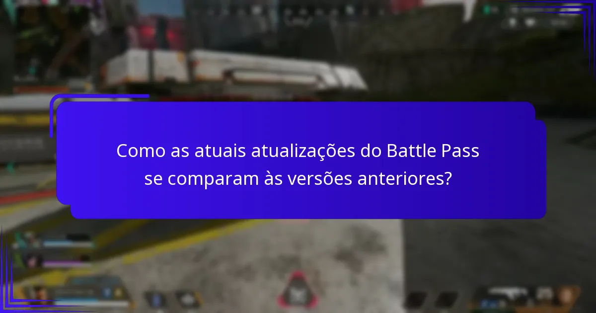 Quais novos recursos foram introduzidos no Battle Pass?