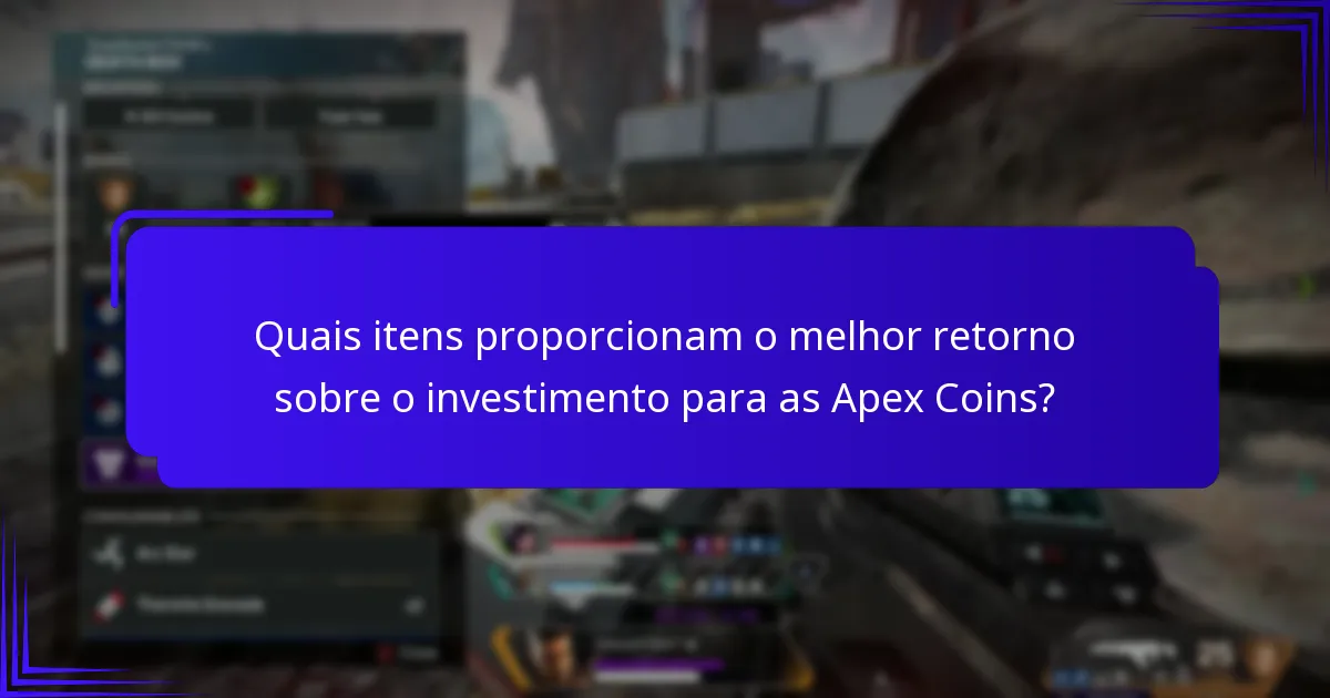 Quais são as estratégias de investimento eficazes para as Apex Coins?