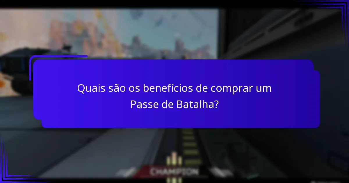 Que conteúdo está incluído no Passe de Batalha?